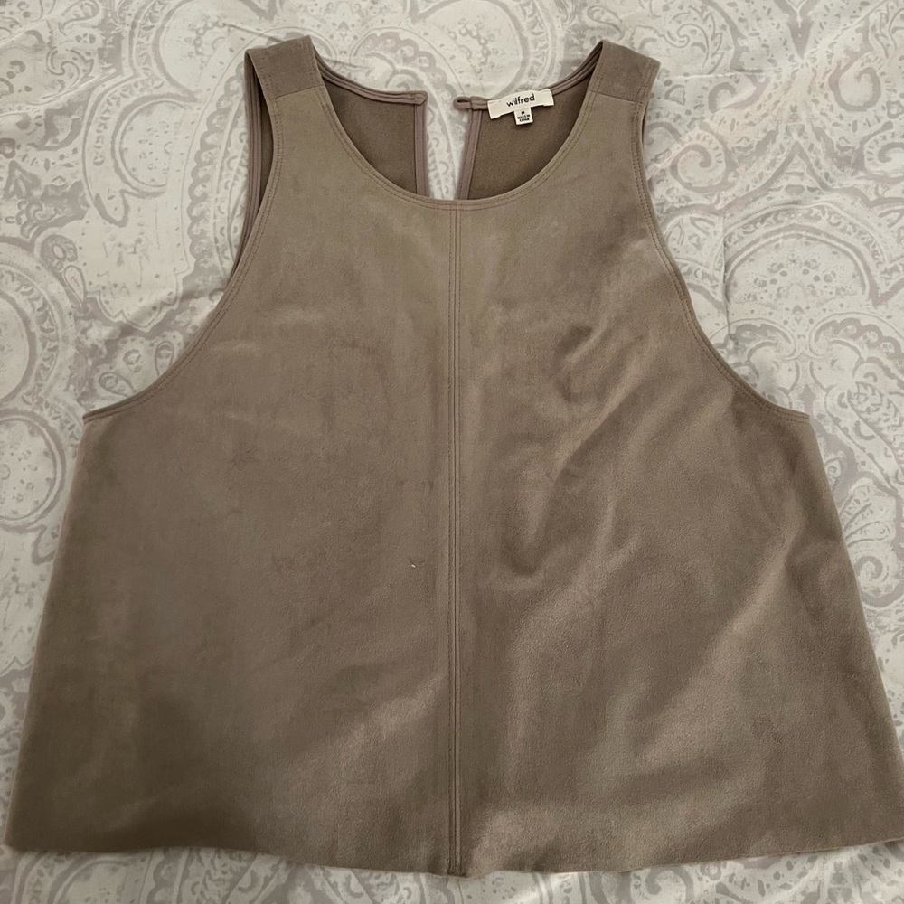 Aritzia suede top